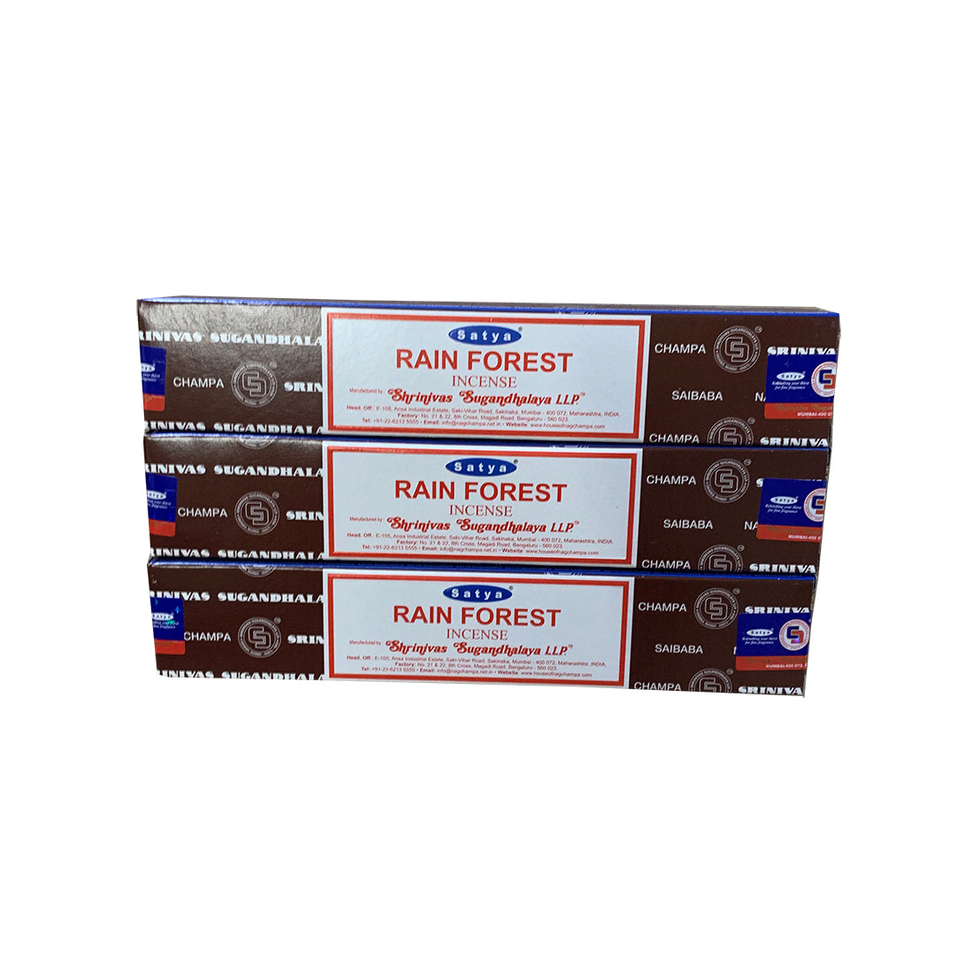 Satya Rain Forest Incense Sticks – Rejuvenation & Nature Connection