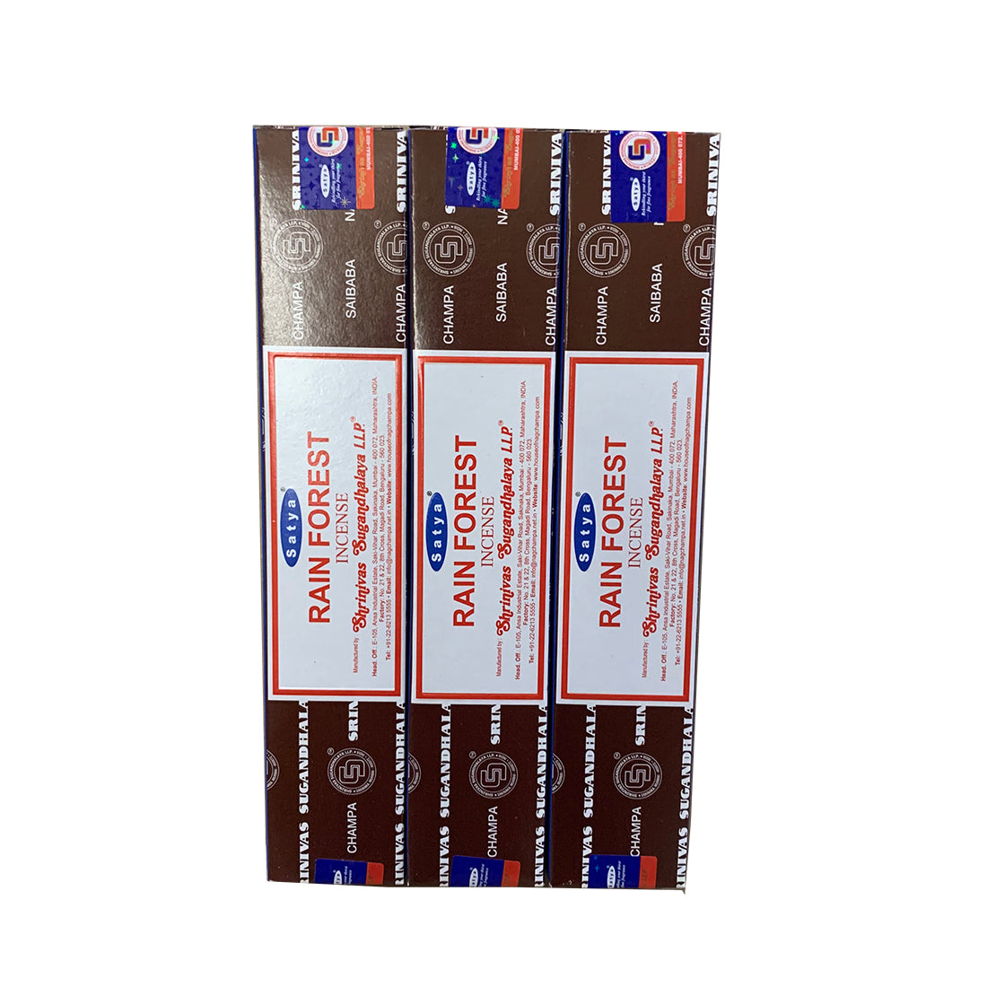 Satya Rain Forest Incense Sticks – Rejuvenation & Nature Connection