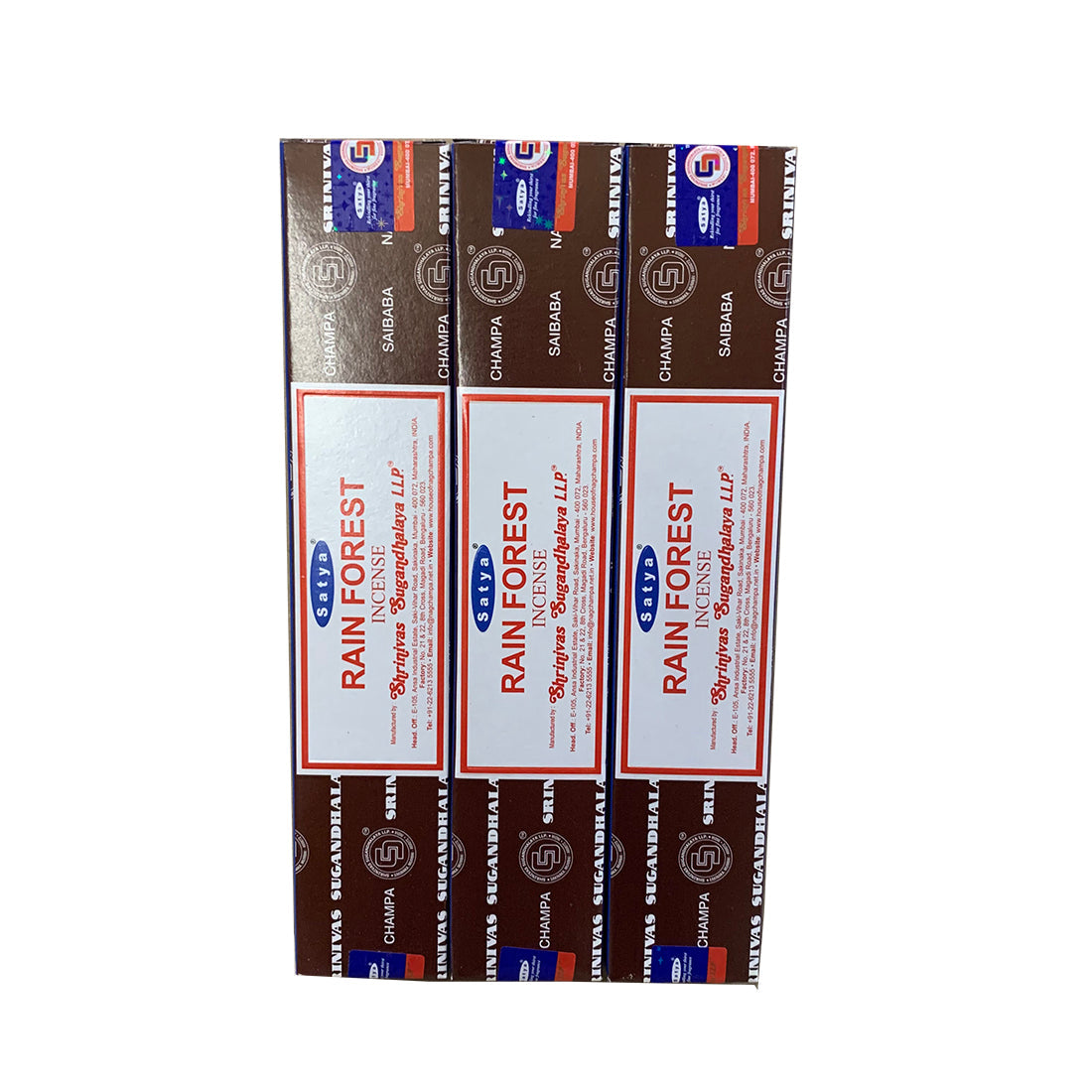 Satya Rain Forest Incense Sticks – Rejuvenation & Nature Connection Satya