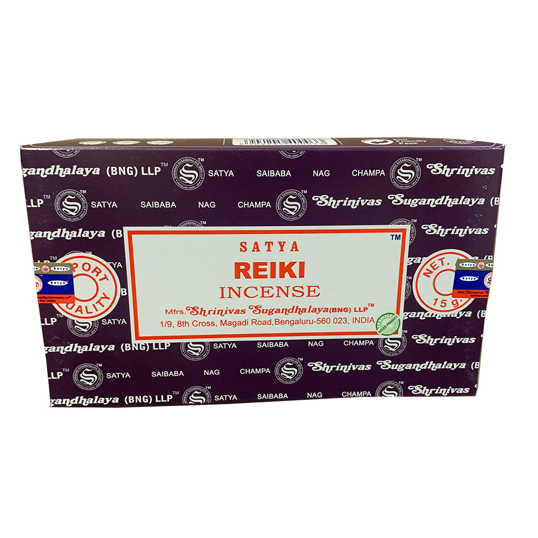 Satya Reiki Incense Sticks – Energy Healing, Spiritual Balance & Reiki Sessions | Gentle, Enchanting Aroma (Calm • Spiritual • Focused)