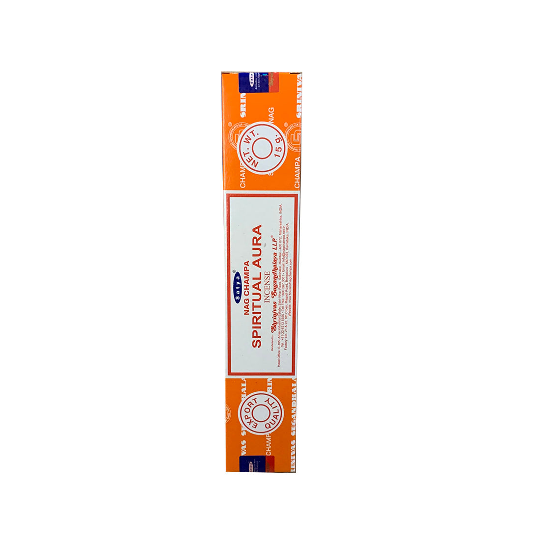 Satya Spiritual Aura Incense Sticks – Psychic Protection & Energy Shield Satya