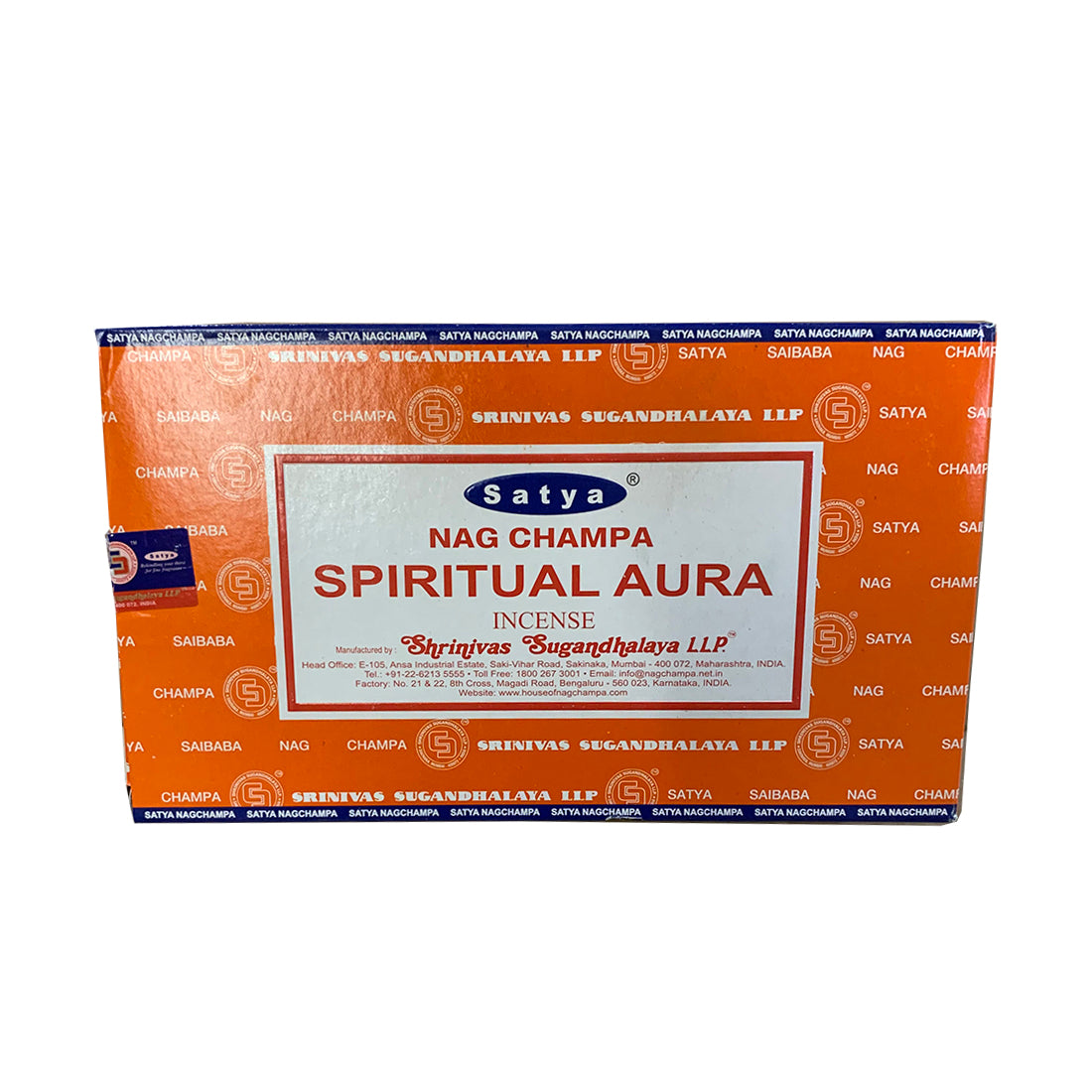 Satya Spiritual Aura Incense Sticks – Psychic Protection & Energy Shield