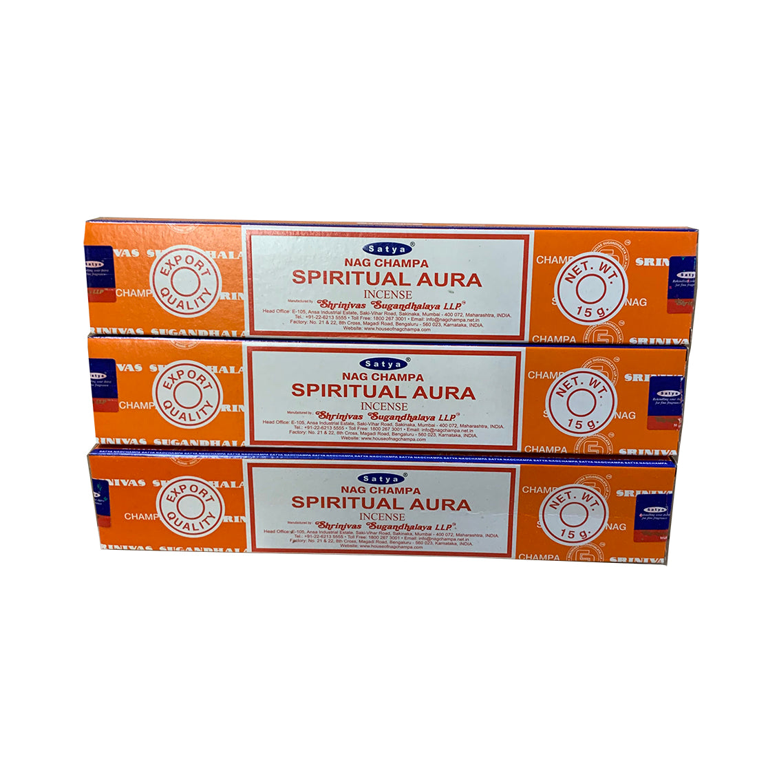 Satya Spiritual Aura Incense Sticks – Psychic Protection & Energy Shield