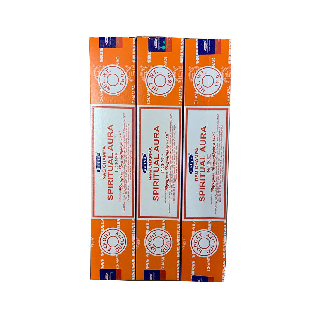 Satya Spiritual Aura Incense Sticks – Psychic Protection & Energy Shield