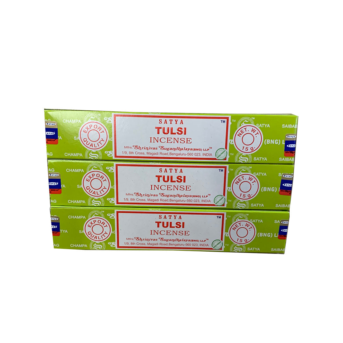 Satya Tulsi Incense Stick - Chakra work, holistic wellness Satya