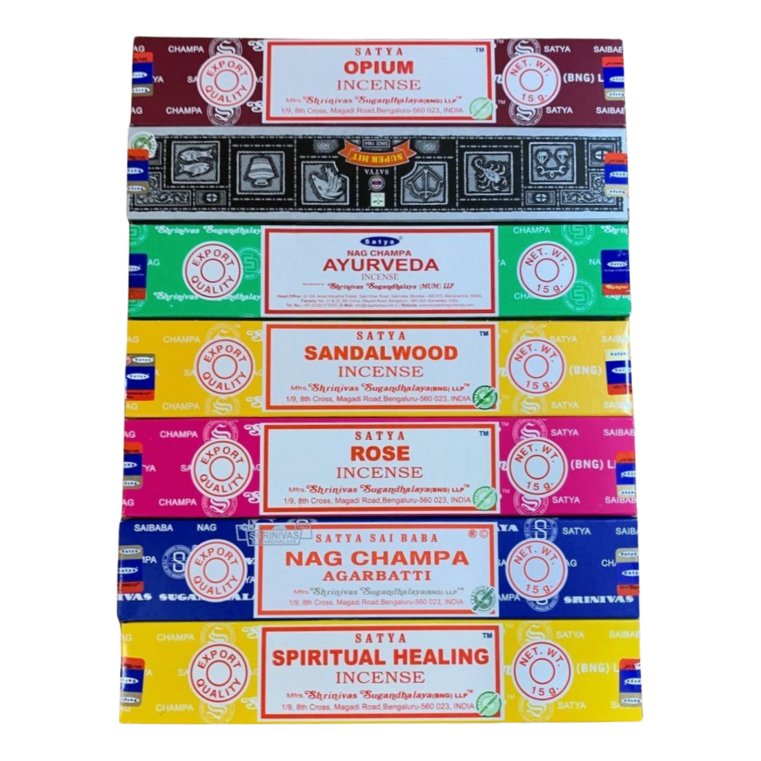 Satya Sacred Rituals Incense - Deep Soul Connection Bundle | Ayurveda, Rose, Sandalwood, Nag Champa | Chakra Healing & Intuition