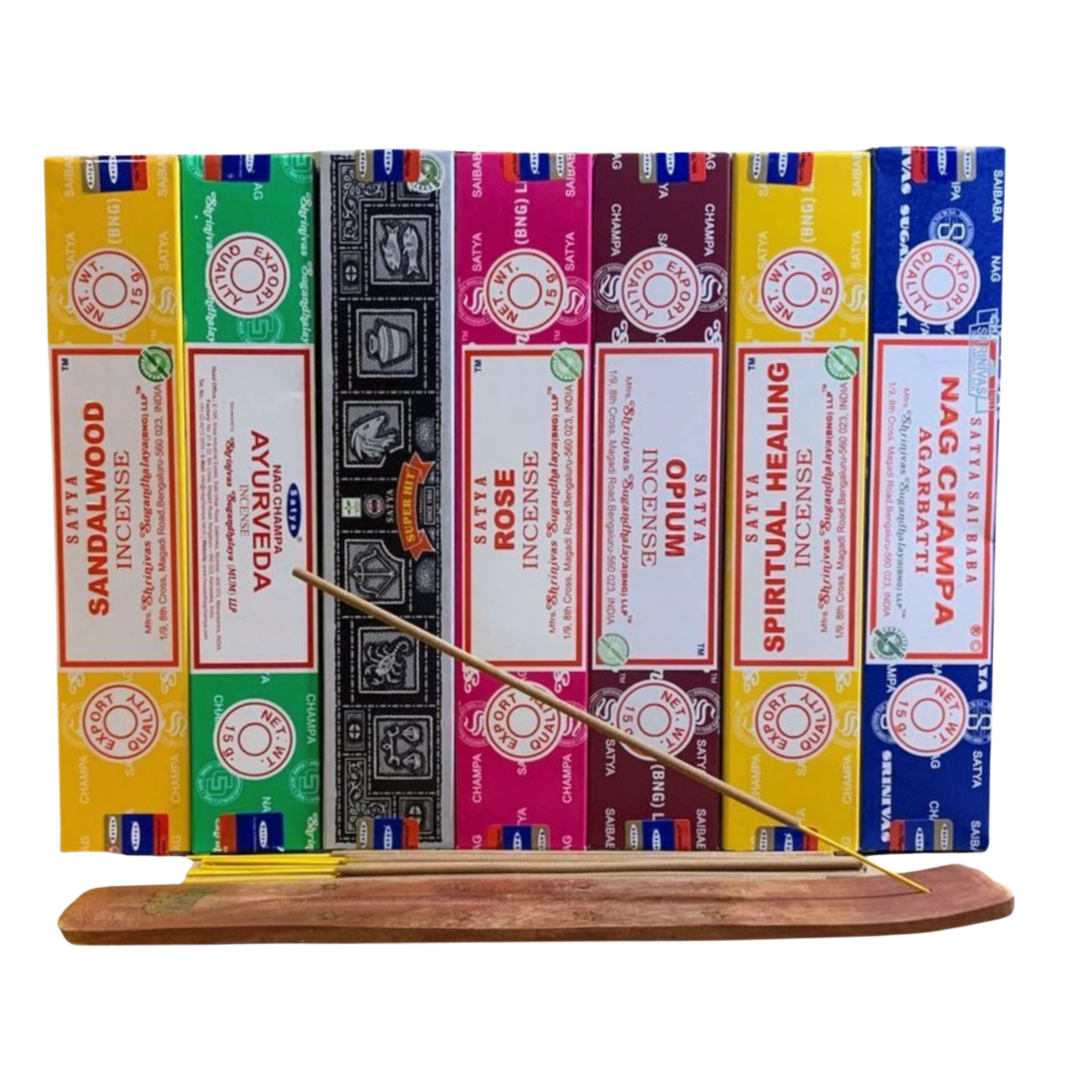 Satya Sacred Rituals Incense - Deep Soul Connection Bundle | Ayurveda, Rose, Sandalwood, Nag Champa | Chakra Healing & Intuition