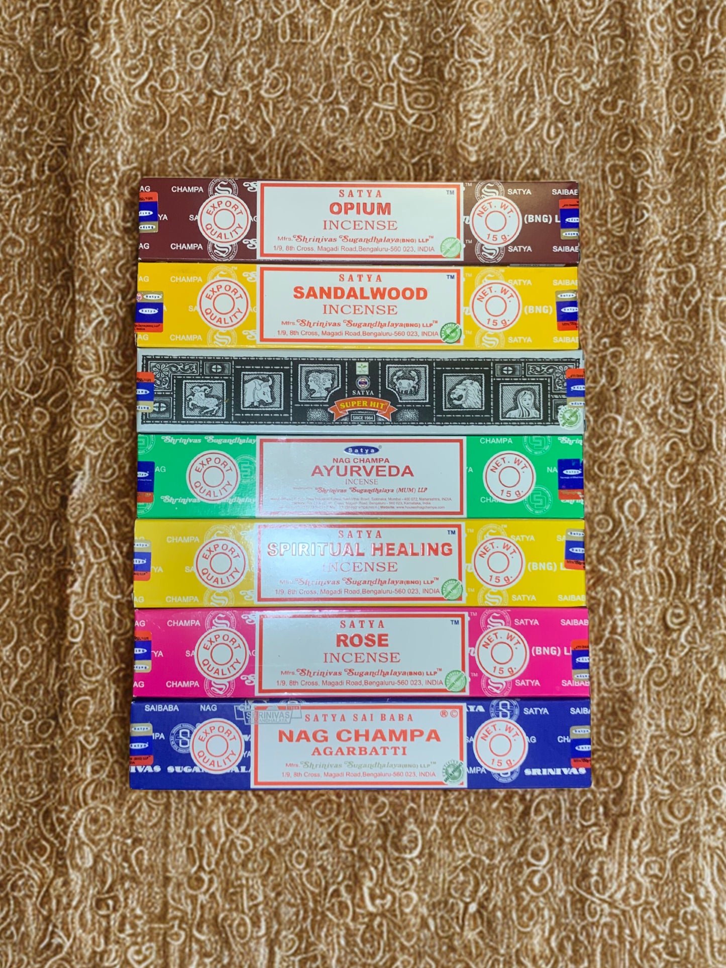 Satya Sacred Rituals Incense - Deep Soul Connection Bundle | Ayurveda, Rose, Sandalwood, Nag Champa | Chakra Healing & Intuition