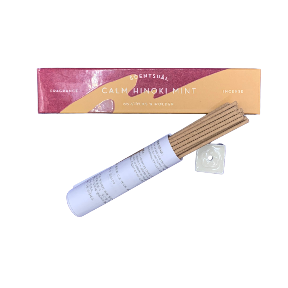 Scentsual Calm Hinoki Mint - Incense Sticks 30 - Minimal Smoke