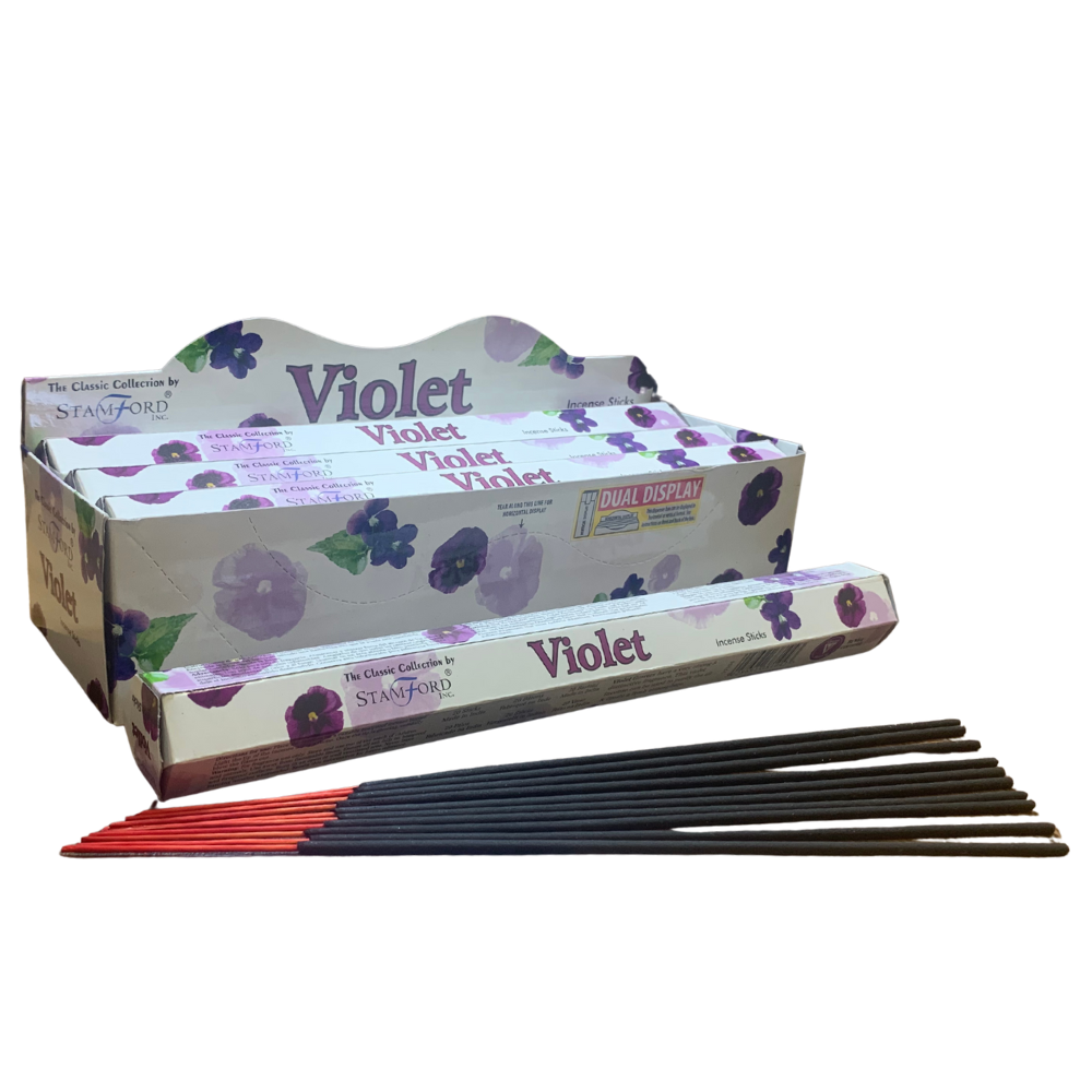 Stamford Violet Incense Sticks Calm, Mood Setting Stamford