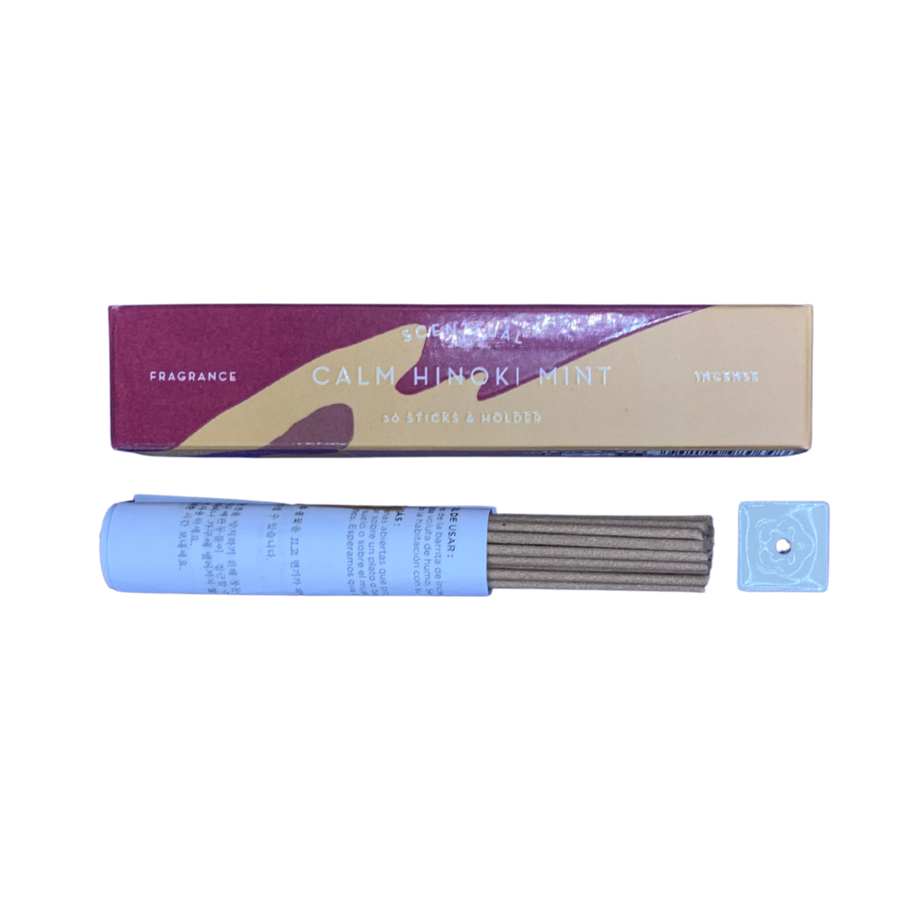 Scentsual Calm Hinoki Mint - Incense Sticks 30 - Minimal Smoke