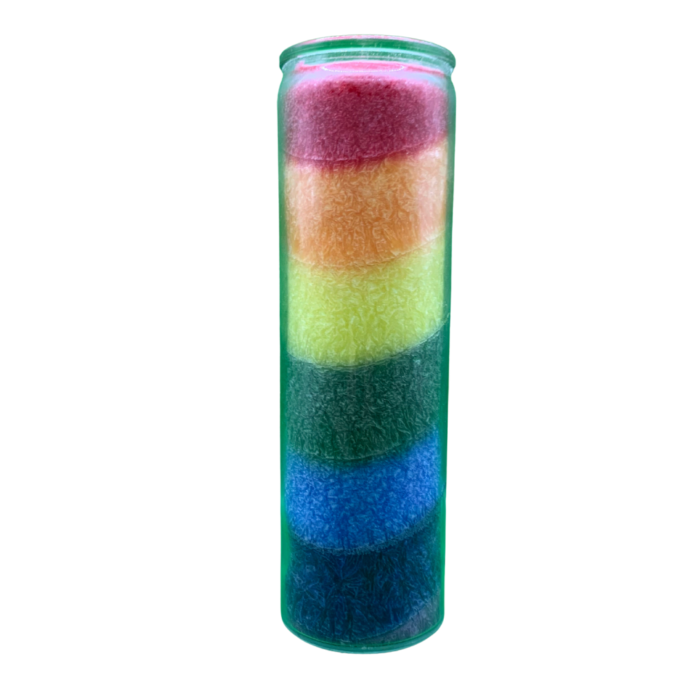 Scented Rainbow Chakra Candle (100 Hours)