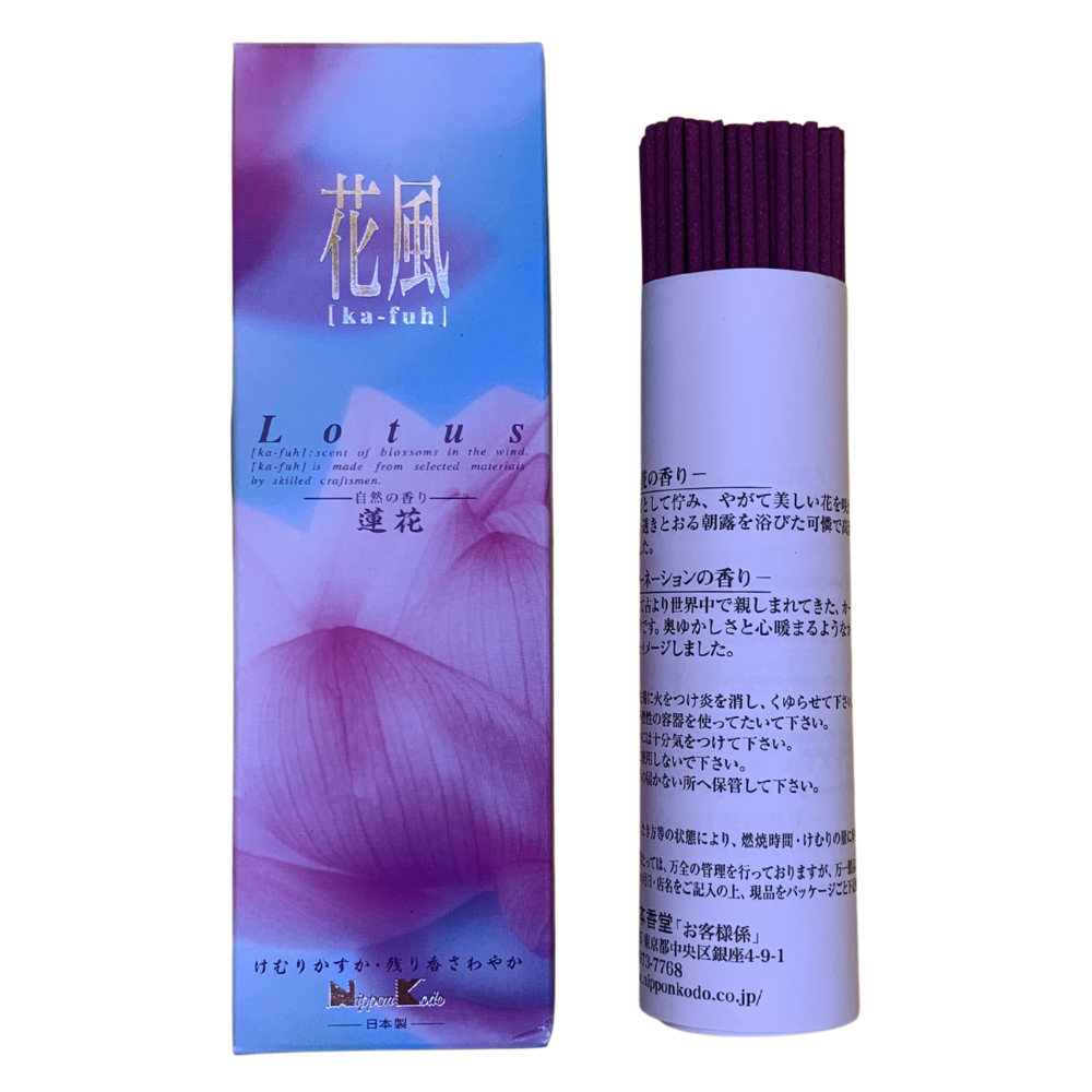 Ka Fuh Lotus Incense - 120 sticks - Minimal Smoke