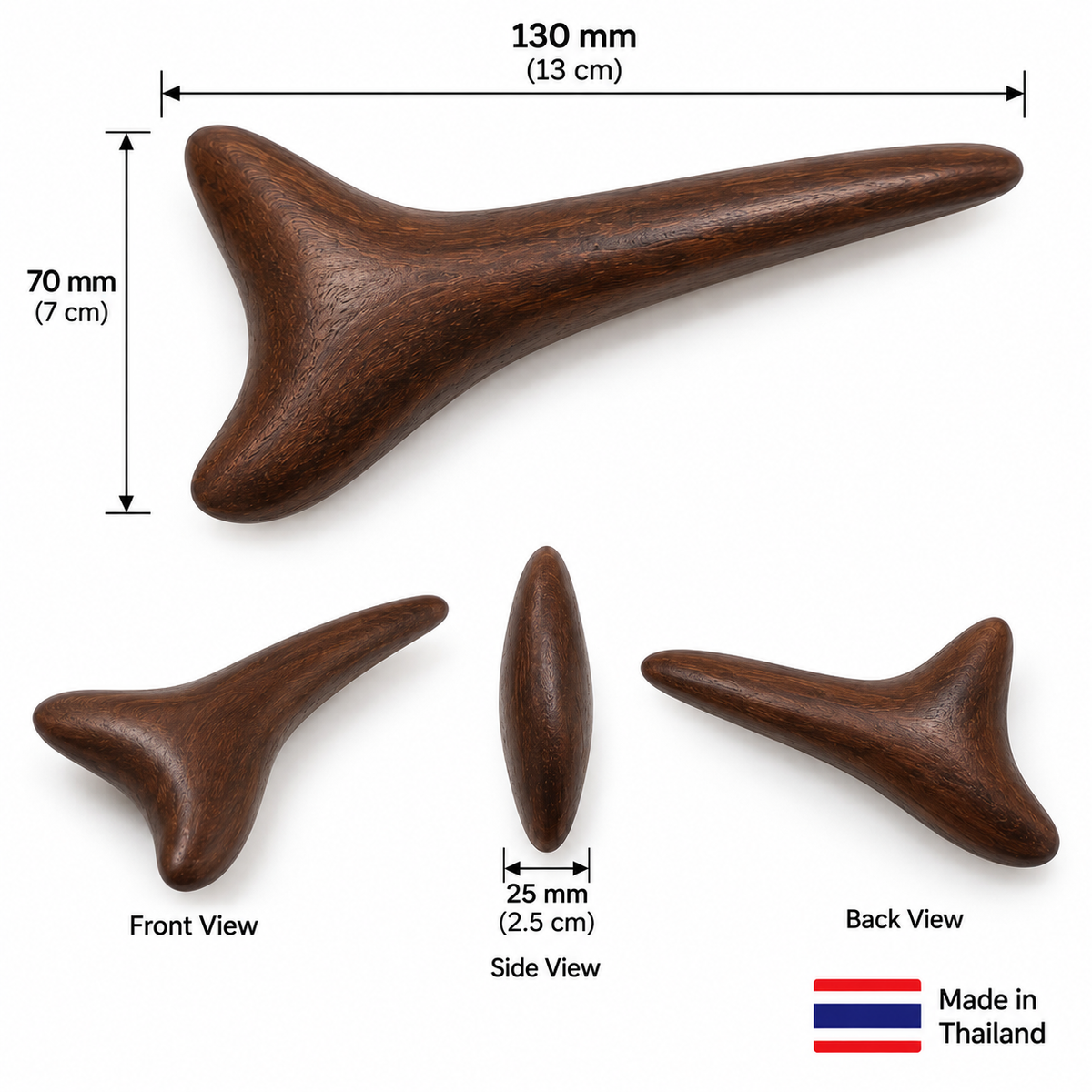 Wooden Massage Curve