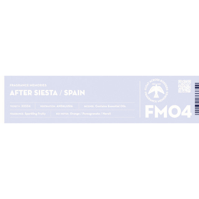 Fragrance Memories Incense After Siesta - Spain