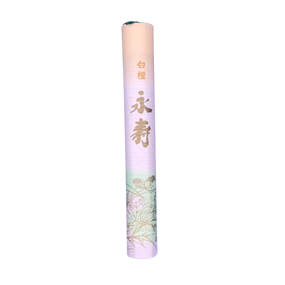 Eiju Byakudan Long Life Incense Roll (50 Sticks)