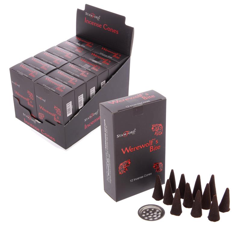 Stamford Black Incense Cones 144 (12 Boxes, 12 Cones) Mixed Sampler Pack (MIXED VARIETY BOX)
