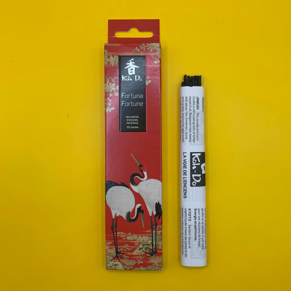 Koh Do Fortune - Japanese Incense Sticks (20) - Bergamot Oak Moss - Minimal Smoke