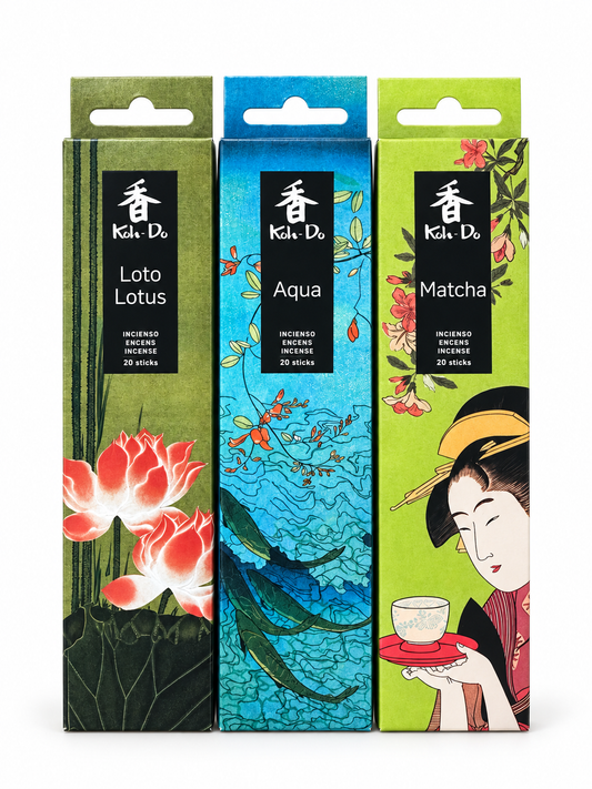 Koh-Do Japanese Garden Incense Set – 3 Packs Eco Incense