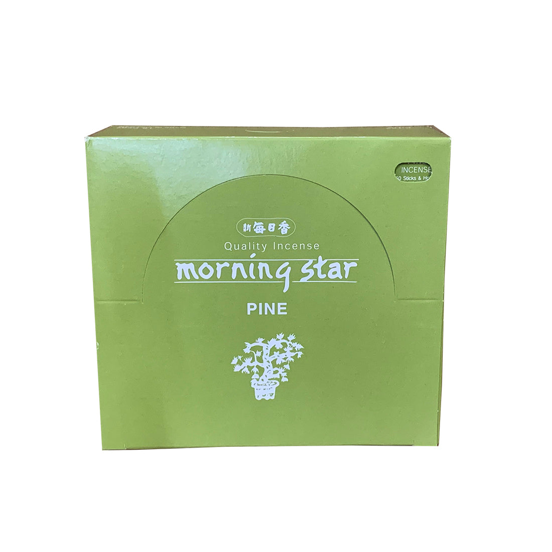 Morning Star Pine Incense 12 x 50 Stick Pack Eco-Friendly Japanese Pine Scent Nature Indoors