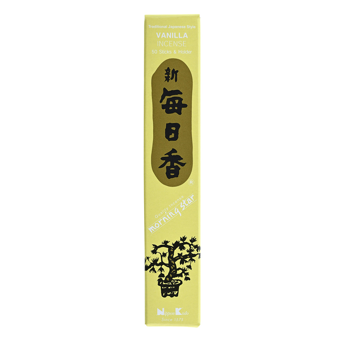 Morning Star Vanilla Incense 50 Sticks Warm and Comforting Ideal for Cosy Spaces and Calm Mood