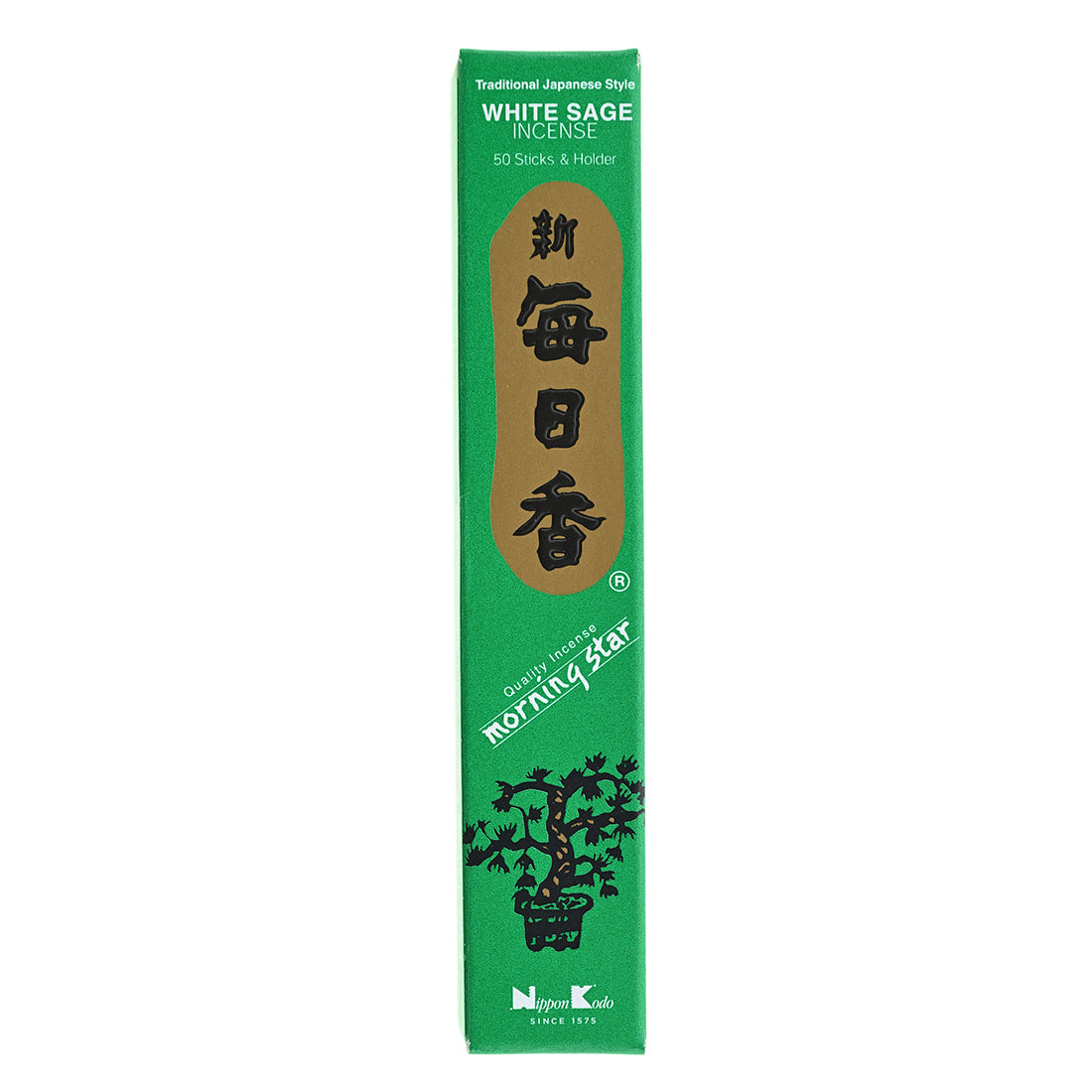 Morning Star White Sage Incense 50 Sticks Purifying Scent for Aura and Space Cleansing