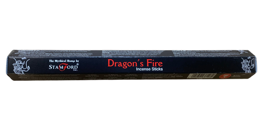 Stamford Dragon’s Fire Incense Sticks – bold resin and smoky amber fragrance
