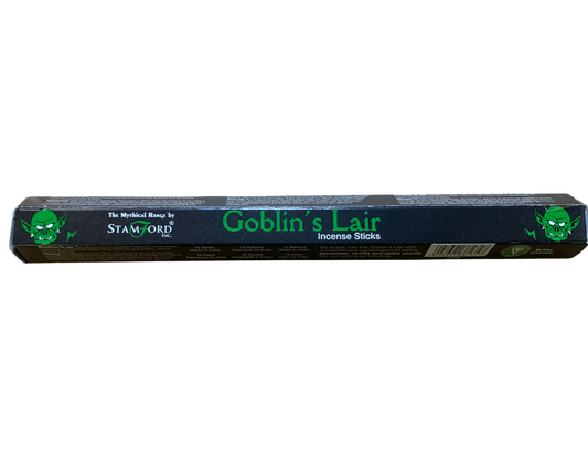 Stamford Goblin’s Lair Incense Sticks – dark smoky cinnamon and resin aroma packaging
