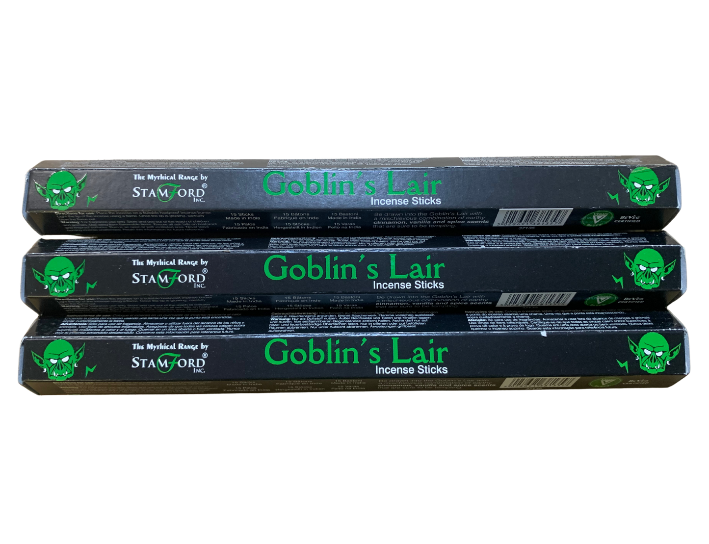 Stamford Goblin’s Lair Incense Sticks – Smoky Cinnamon & Resin Aroma