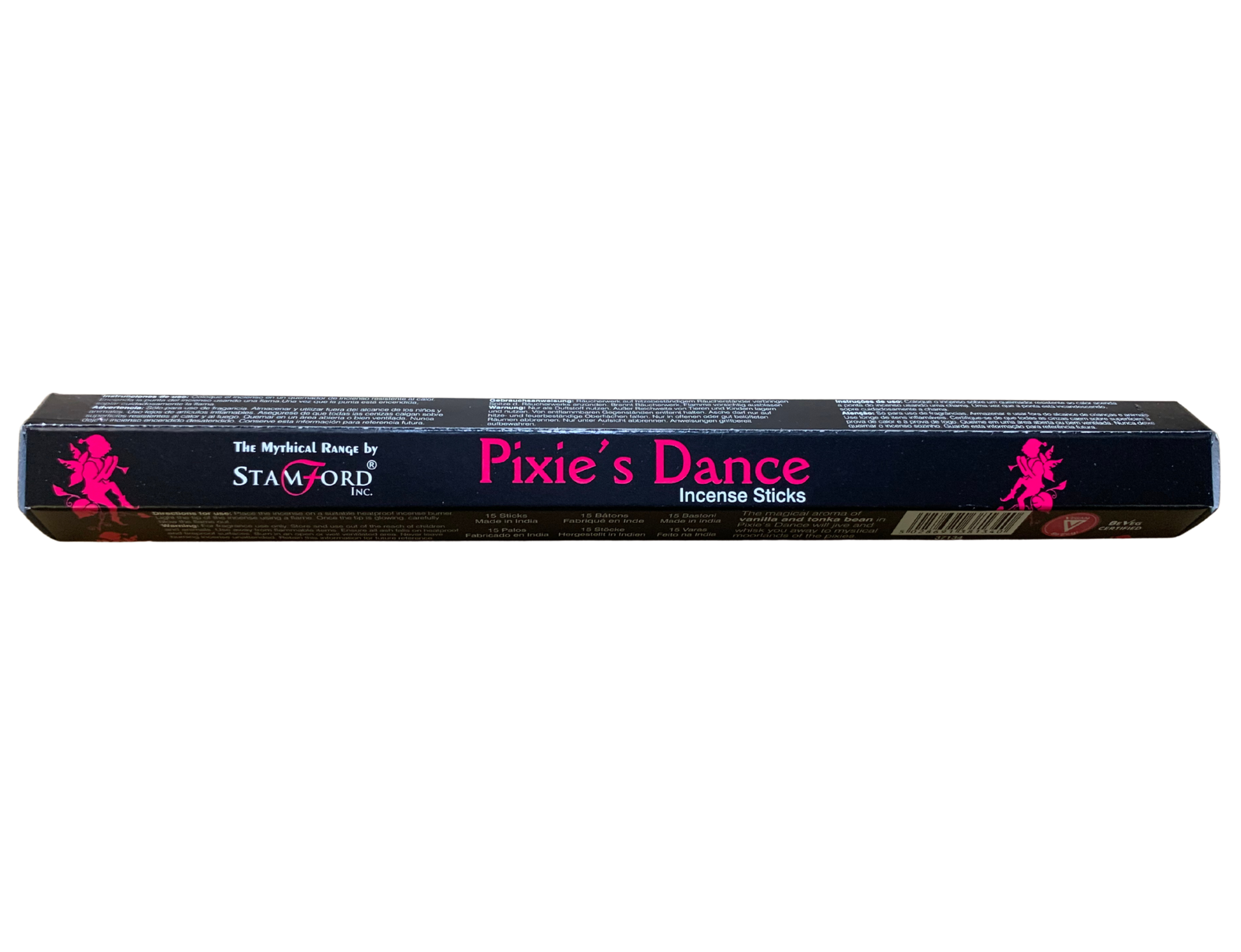 Stamford Pixie’s Dance Incense Sticks with joyful vanilla fragrance
