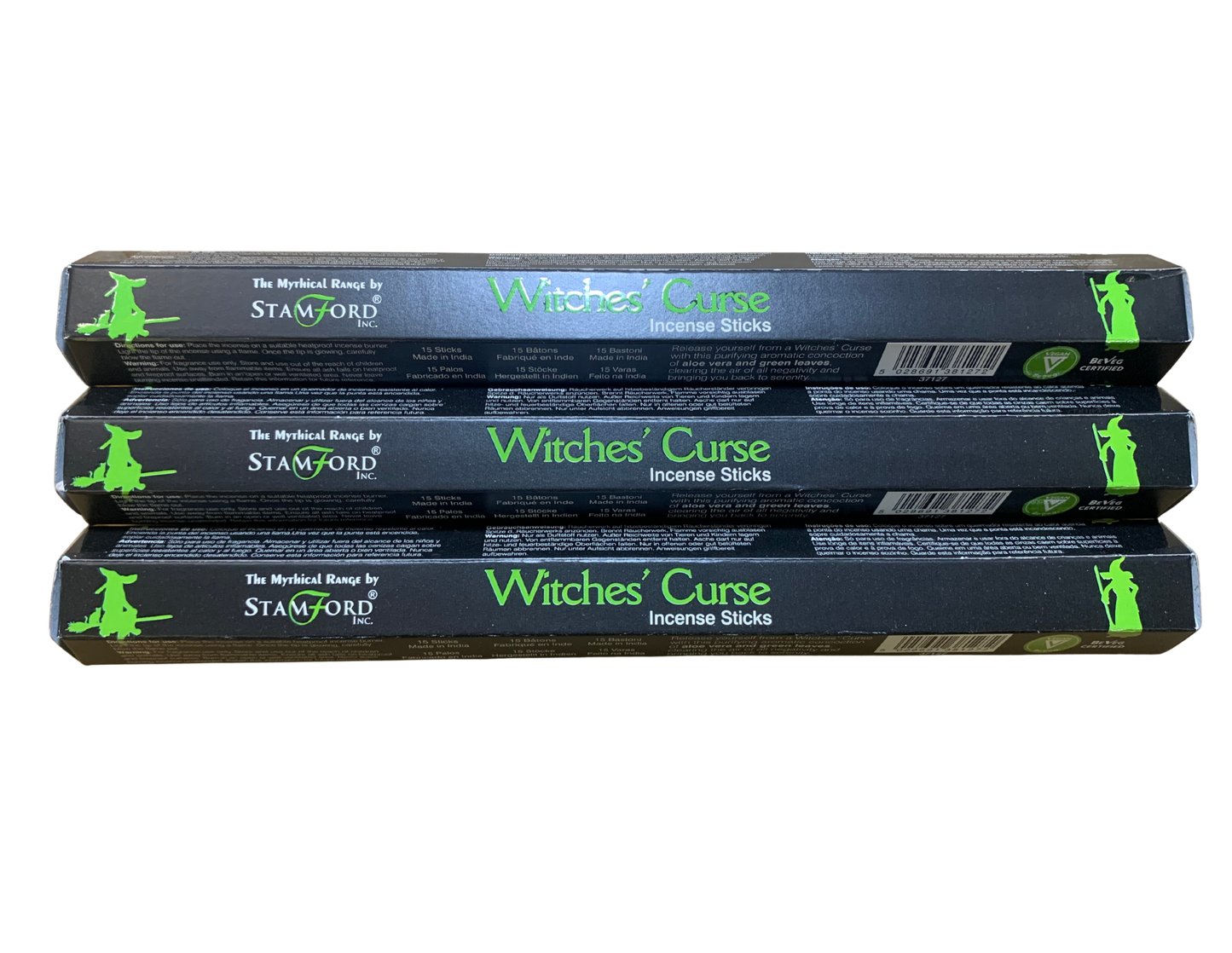 Stamford Witch’s Curse Incense Sticks – Smoky Resin & Amber Aroma