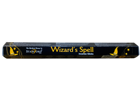 Stamford Wizard’s Spell Incense Sticks – patchouli-based mystical incense with warm woody and resinous undertones
