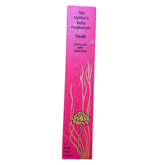 Mother's India Oudh Incense - Agarwood, Earth & Spice Blend (20 Sticks) Fair Trade