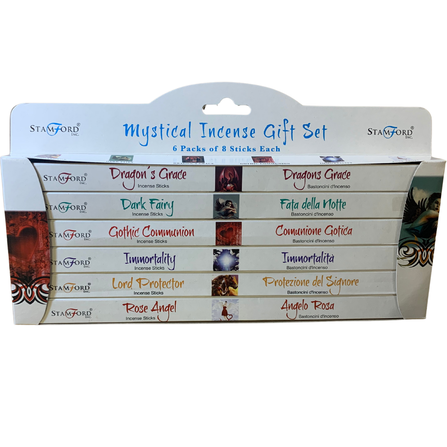 Stamford Mystical Incense Gift Set – 6 Assorted Scents (6×8 sticks)