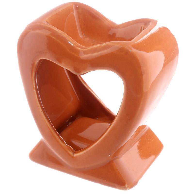 Cute Heart Shaped Ceramic Oil Burner OB185