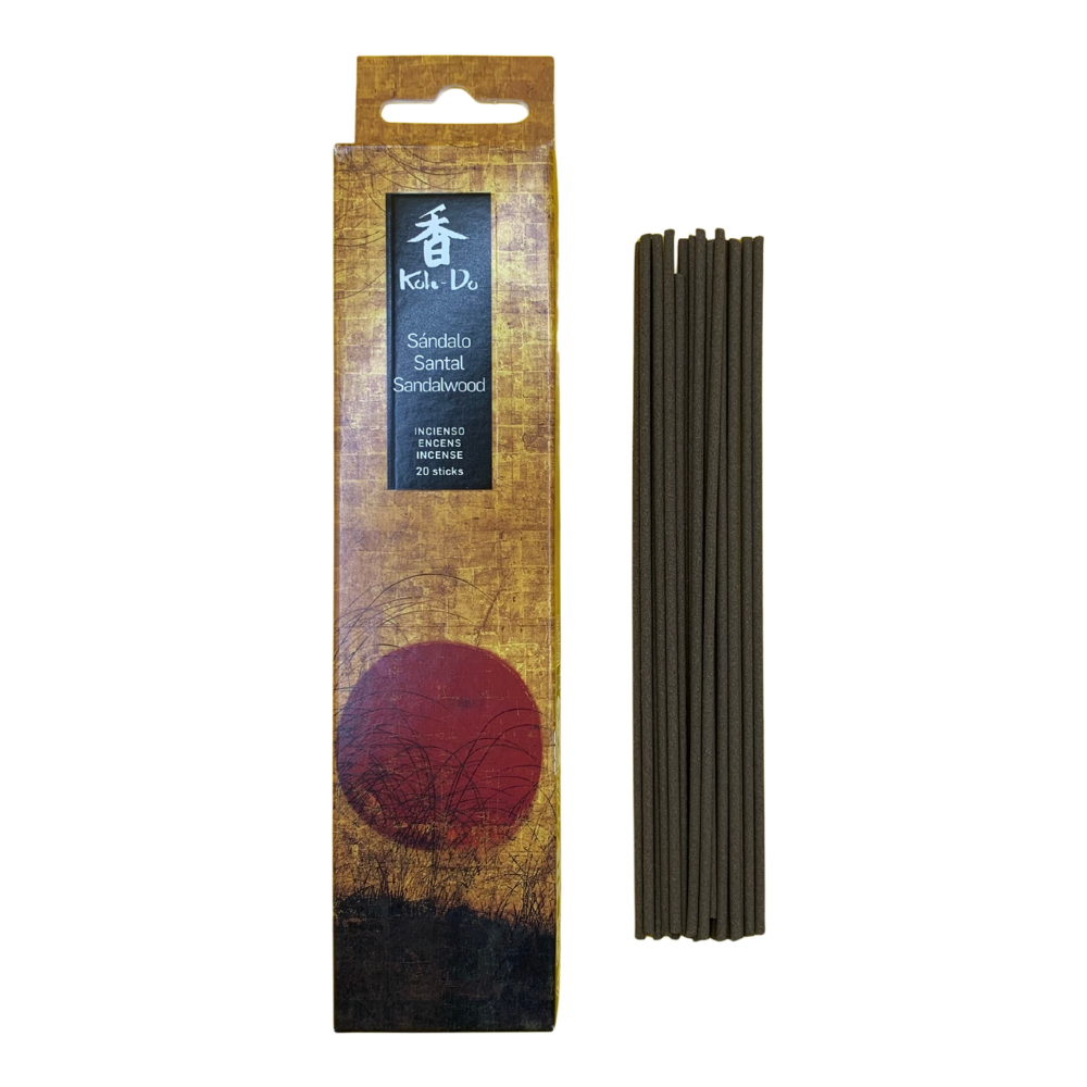 Koh Do Sandalwood - Japanese Incense Sticks (20) - Classic Sandalwood - Minimal Smoke