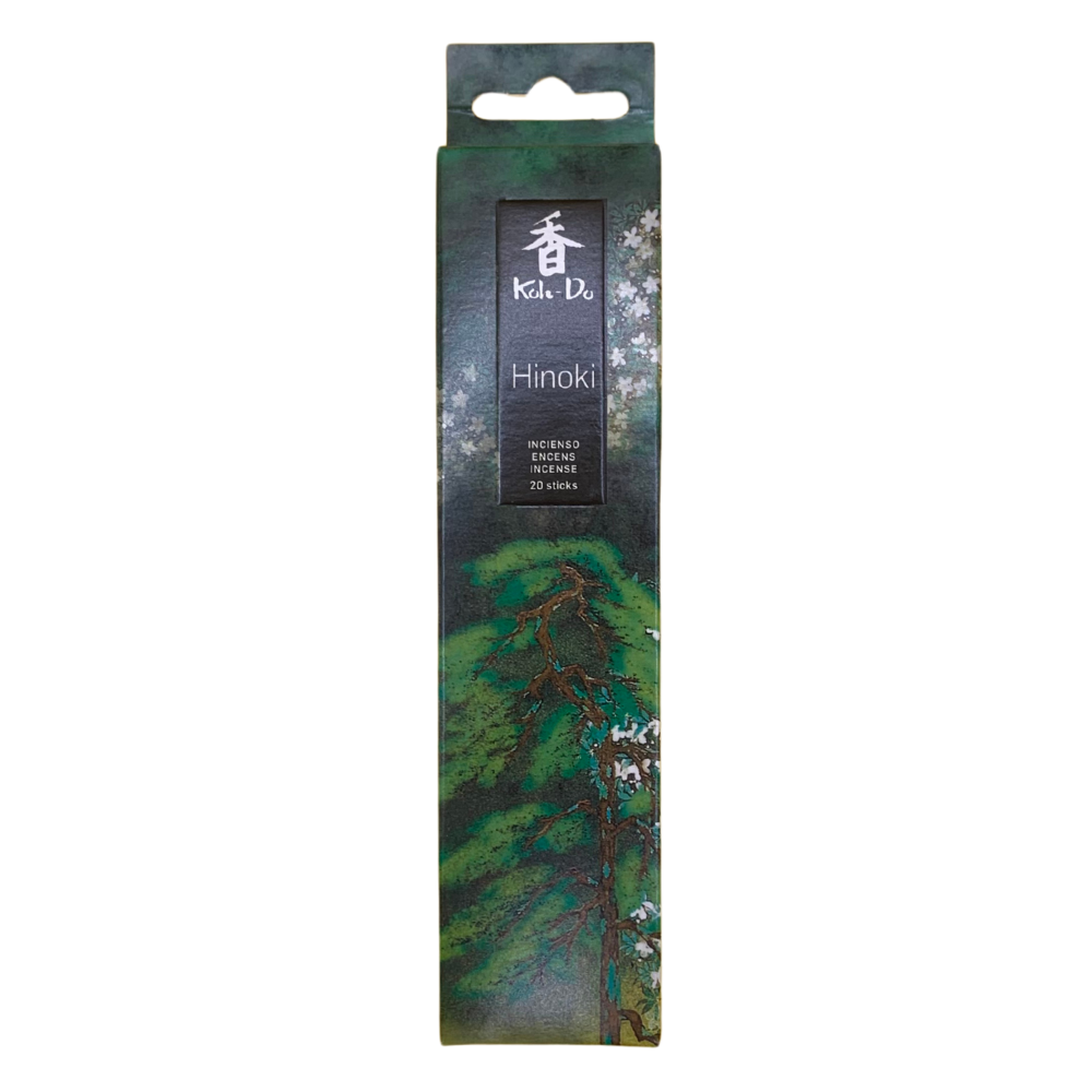 Koh Do Hinoki - Japanese Incense Sticks (20) - Japanese Cypress - Minimal Smoke