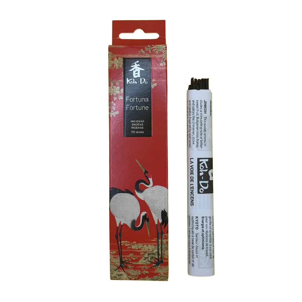 Koh Do Fortune - Japanese Incense Sticks (20) - Bergamot Oak Moss - Minimal Smoke
