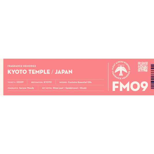 Fragrance Memories Incense Kyoto Temple - Japan