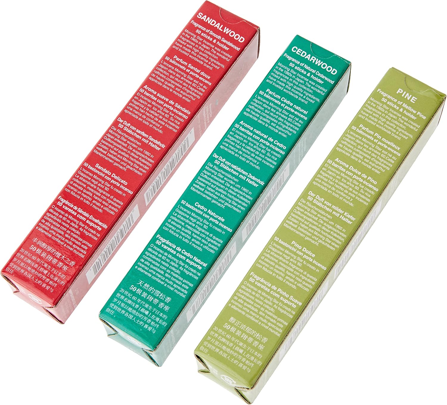 Earth Zen set Morning Star Sandalwood Incense Pine, Cedar, One Size