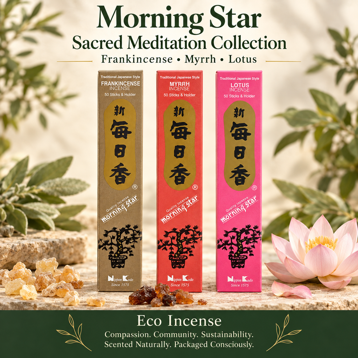 Morning Star Calm Evening Collection - Lavender, Vanilla & Sandalwood