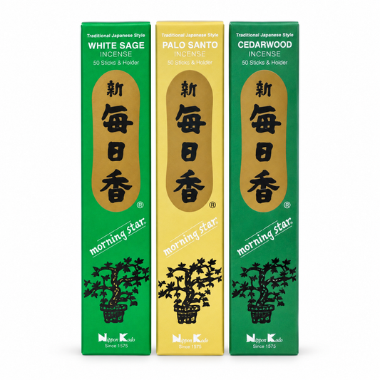Morning Star Cleansing Woods Collection - Sage, Palo Santo & Cedarwood