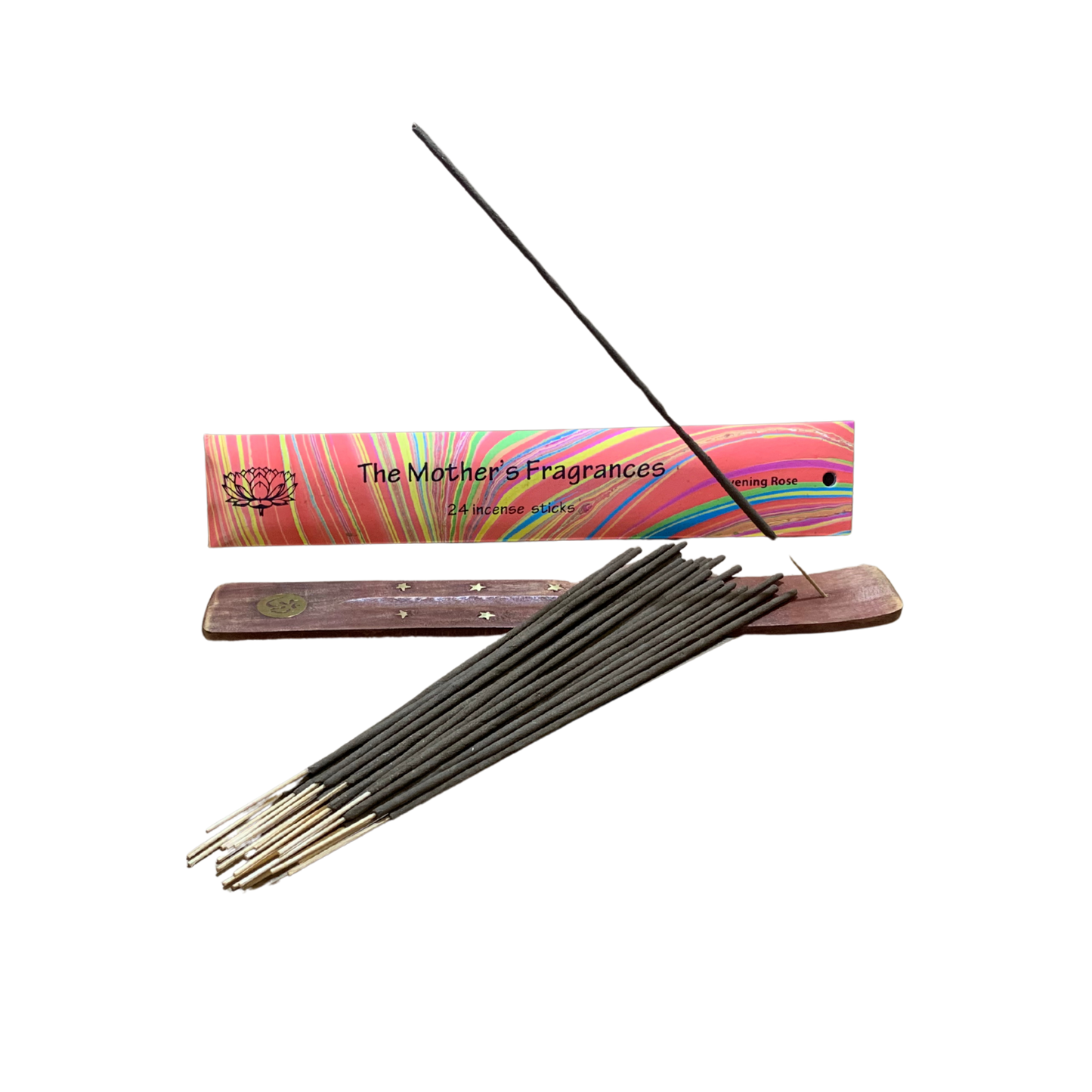 Mothers India Evening Rose Incense 24 Sticks Mother's India