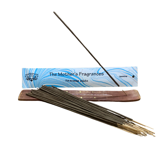 Mothers India Jasmine Incense  Sticks & Box with Holder