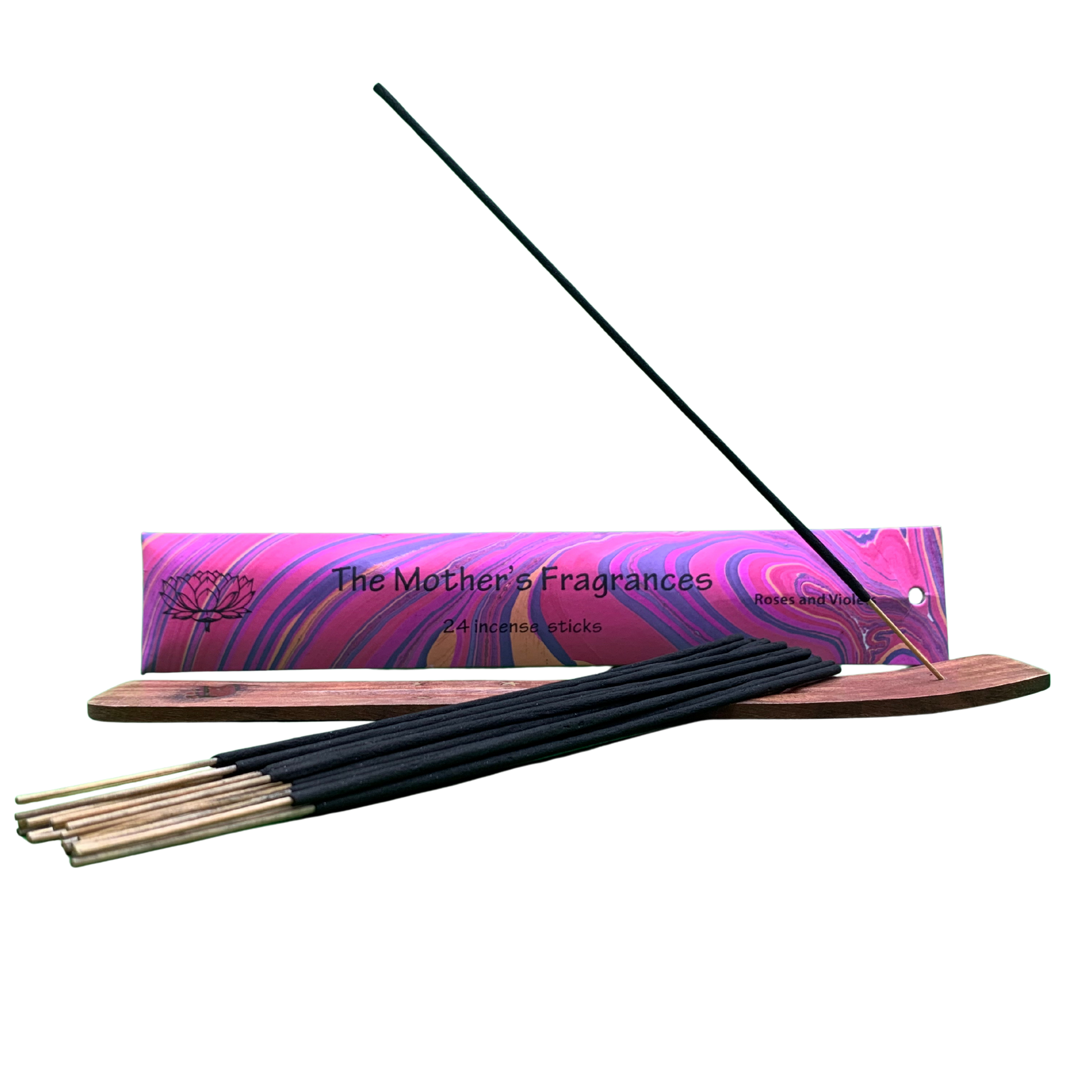 Mothers India Roses And Violets Incense 24 Sticks Mother's India