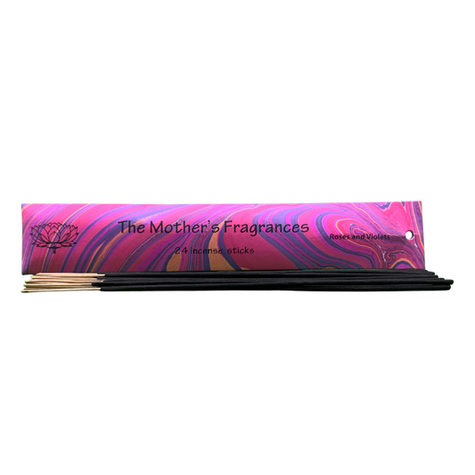 Mothers India Roses And Violets Incense 24 Sticks Mother's India