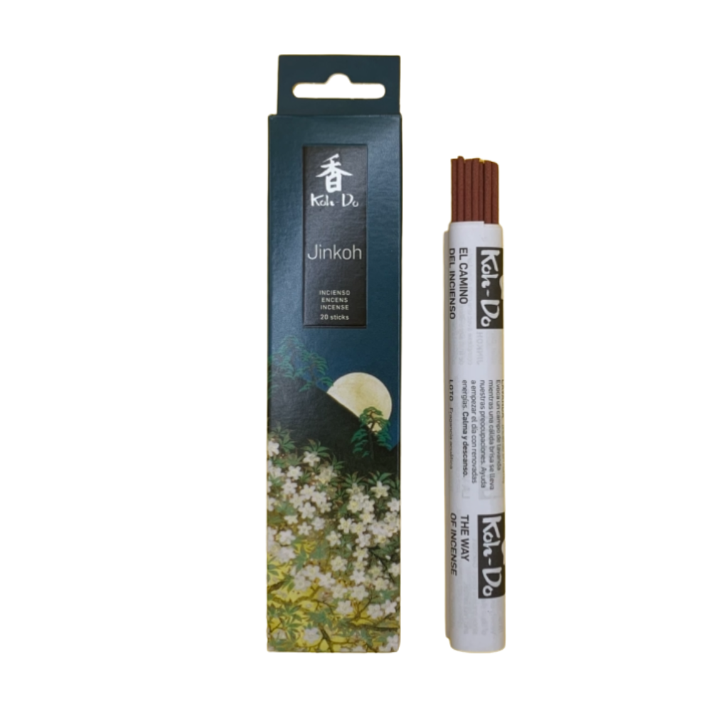 Koh Do Jinkoh - Japanese Incense Sticks (20) - Agarwood Woody - Minimal Smoke