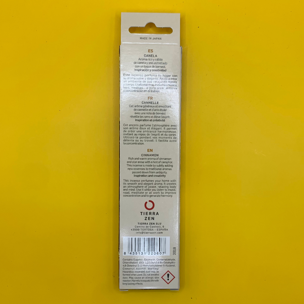 Koh Do Cinnamon - Japanese Incense Sticks (20) - Cinnamon Amber - Minimal Smoke