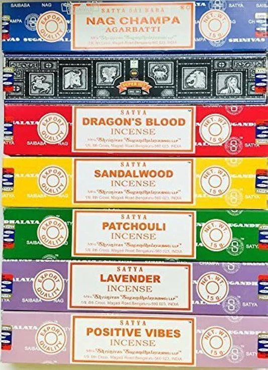 Satya Seven Moments of Calm Incense Collection – 7 Scents