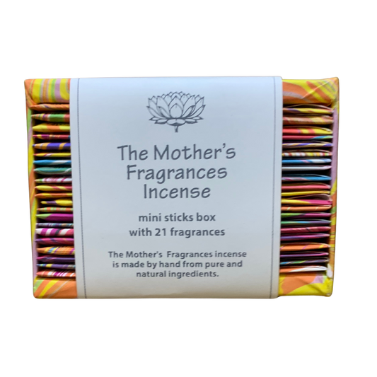 The Mother's Fragrances Incense GIFT BOX: 4 mini sticks of 21 fragrances
